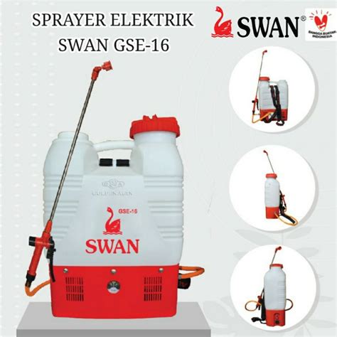 Jual SPRAYER ELEKTRIK SWAN GSE 16 ORIGINAL GARANSI 100 TENGKI SWAN