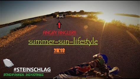 Angry Angler Wirft Mit Stein First Video Summer Sun Lifestyle