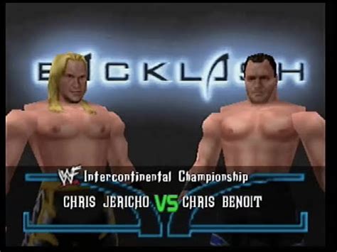 Wwf No Mercy Chris Benoit Vs Chris Jericho Backlash Expert