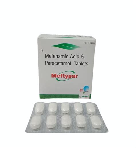 Mefenamic Acid Paracetamol Tablet For Clinical At 700 Box In Chandigarh