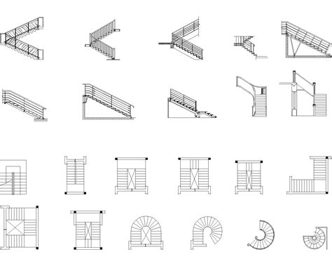 Stair Treads Cadblocks Hub For Industrial Design