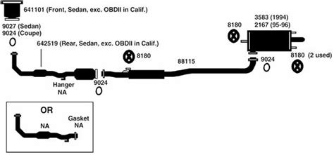 Toyota Camry Exhaust System Diagram