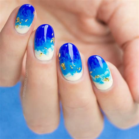 Blue Nails Cool Ways To Wear Blue This Weekend