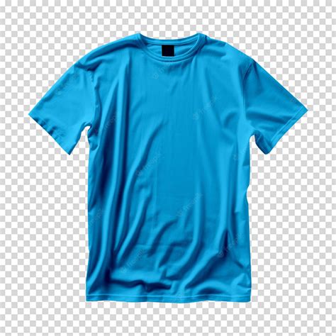 Premium PSD | Blue tshirt mockup image png