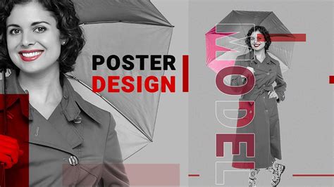 How To Create Simple Cover Art Design In Photoshop Modeling Poster