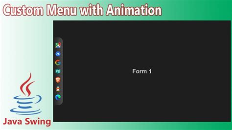 Java Swing Custom Menu With Animation YouTube