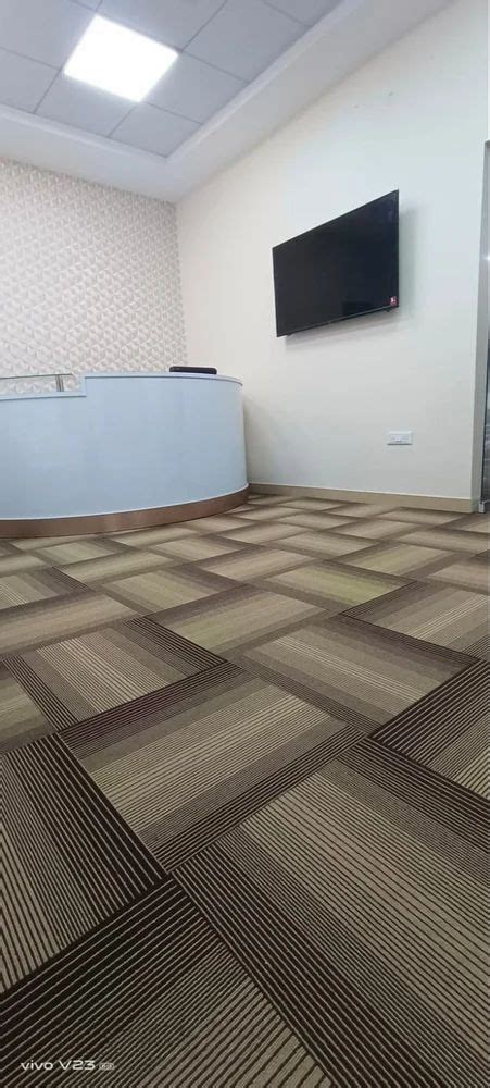 Matte Dark Brown Carpet Tiles Size X Feet At Rs Sq Ft In