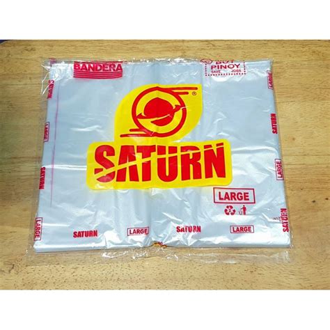 Saturn Plastic Bag Transparent 50pcs Shopee Philippines