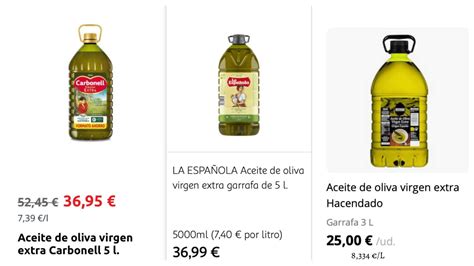 Los 3 Súper Donde Está El Aceite De Oliva Más Barato Te Puedes Ahorrar