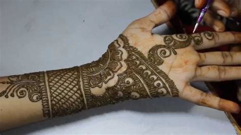 Tasmim Blog: Easy Simple Arabic Mehndi Design Front Hand