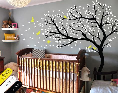 Tree Wall Decal Huge Tree Wall Decals Nursery Wall Decor Wall Mural