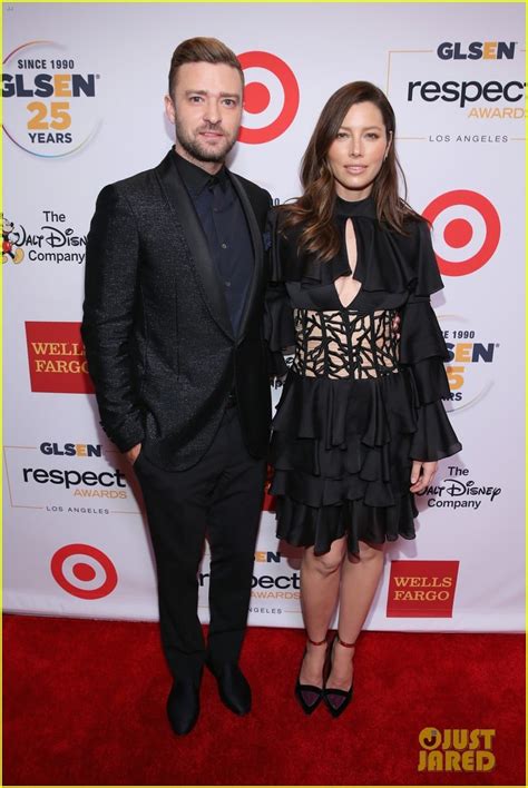 Justin Timberlake & Wife Jessica Biel Accept Honors at the GLSEN