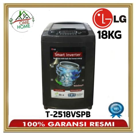 Jual Lg T2518vspb Mesin Cuci Top Loading 18 Kg Smart Inverter Garansi