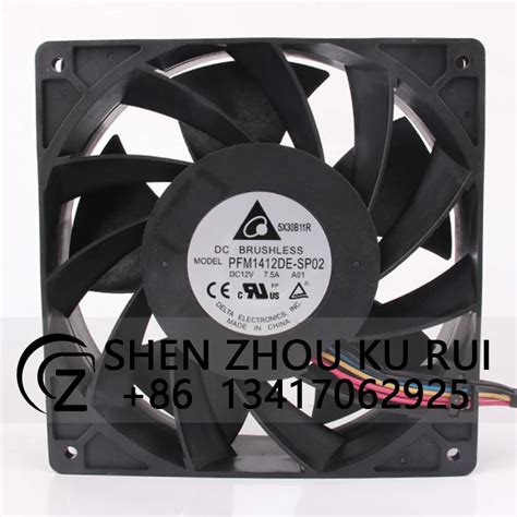 Case Fan For DELTA PFM1412DE SP02 140x140x38MM 12V 7 5A 14038 14CM