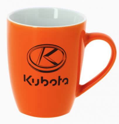 Orange Mug KUBOTA Kubota Stokker Tools Machinery Maintenance