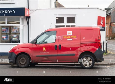 Egham Surrey Uk Th January A Royal Mail Postal Van In Egham