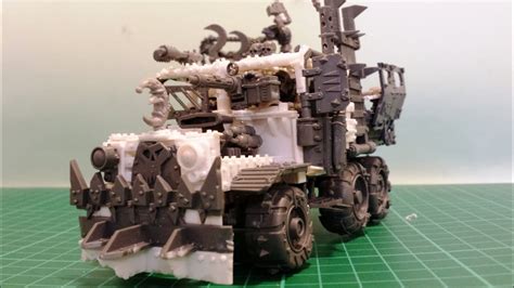 Wh40k Warhammer 40k Ork Army Trukk Mkvii Conversion Youtube