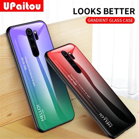 Upaitou Tempered Glass Case For Xiaomi Redmi Note Pro Mi Cc Pro Note