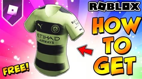 Free Item How To Get The Mcfc Match Jersey On Roblox Puma And The