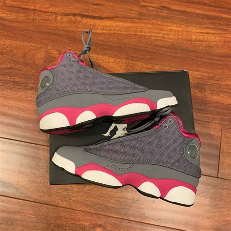 Air Jordan 13 Retro Gs Grey Fusion Pink Air Jordan 439358 029 Goat