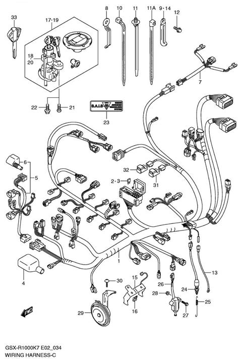 Understanding the Wiring Harness Diagram for a 2006 GSXR 600