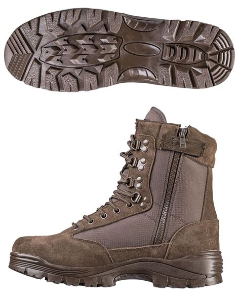 Tactical Boot With Zipper From Mil Tec Fast Delivery