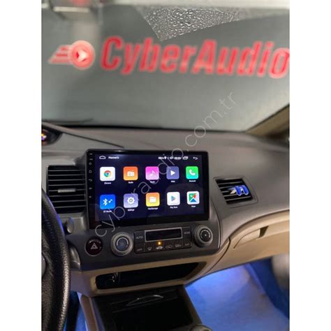 Cyberaudio Honda Civic Fd Model Kablosuz Carplay Mult Medya