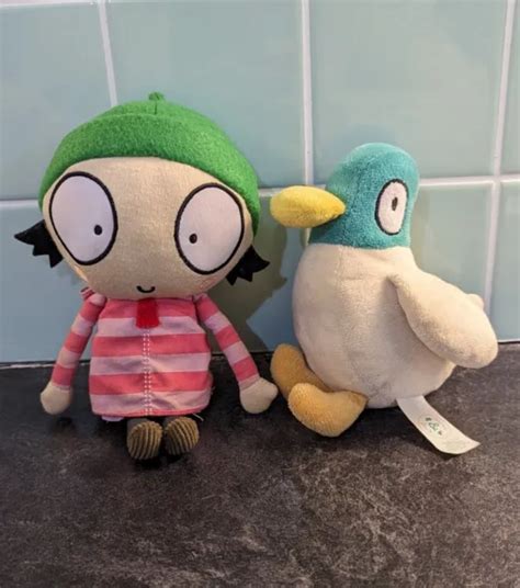 Cbeebies Sarah And Duck Talking Soft Plush Toys Read £1995 Picclick Uk