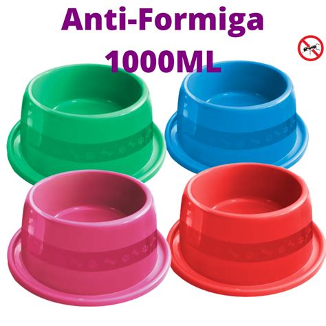 Comedouro Bebedouro Para Gatos E Cachorros Ml Anti Formiga Grande