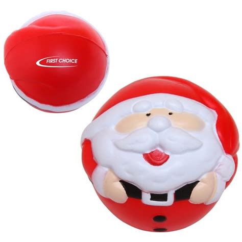 Santa Stress Ball Promo Item Customized Stress Toy Giveaways