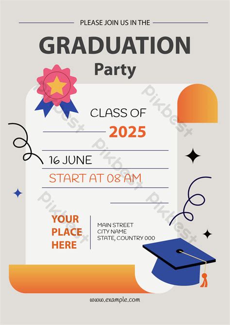 graduation party flyer template ai   pikbest