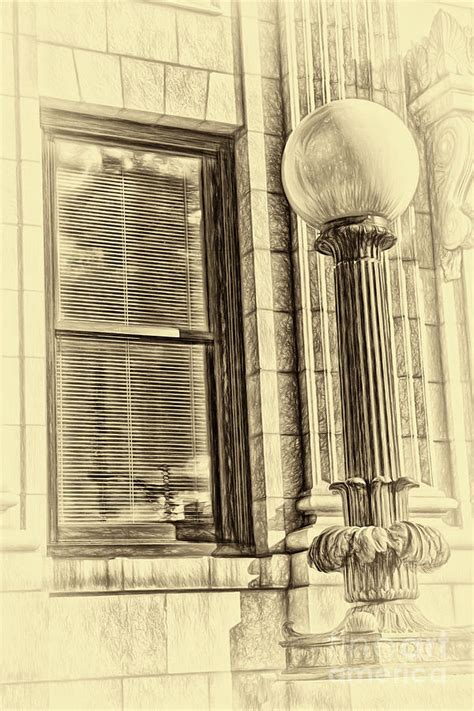 Rustic Lamp Post FX Photograph by Dan Carmichael - Fine Art America