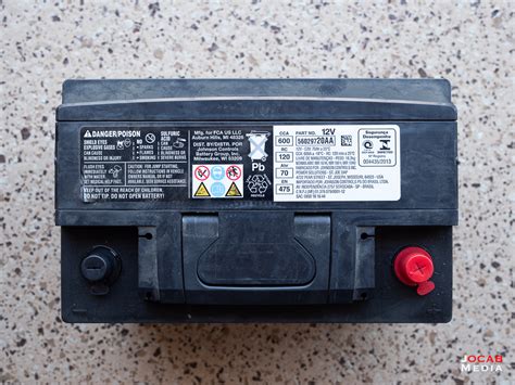 2017 Jeep Wrangler Battery Group Size