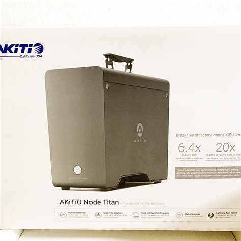 新品送料無料【akitio】node Titan 外付けgpuボックス メルカリ