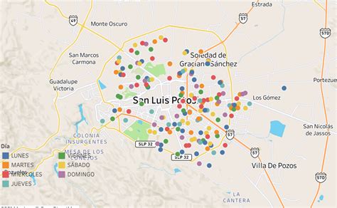 Este Mapa Te Dice Dónde Y Cuándo Se Ponen Los Tianguis En Zona Metropolitana De Slp San Luis