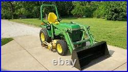 John Deere 755 Compact Utility Tractor With 70 Loader And 60 Deck