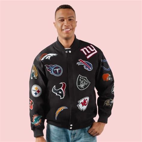 Nfl Jacket With All Team Logos - AirBorne Jacket