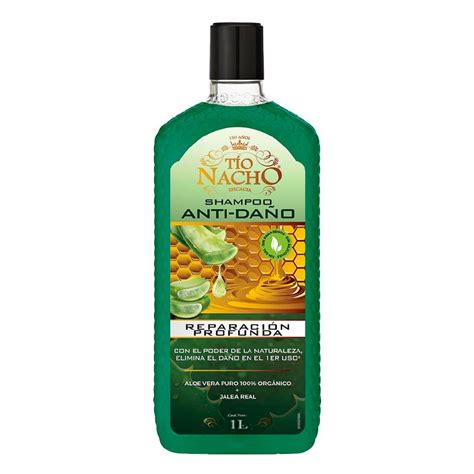 Shampoo Anti daño Aloe Vera Tio Nacho 1 Litro Punto Farma