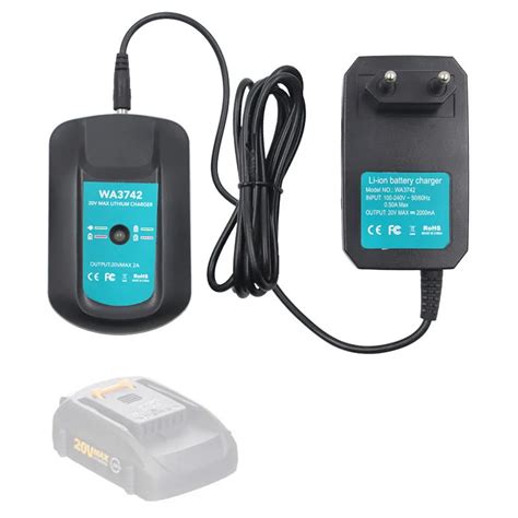 Lithium Battery Charger For Worx Wa W Wa V V Li Ion