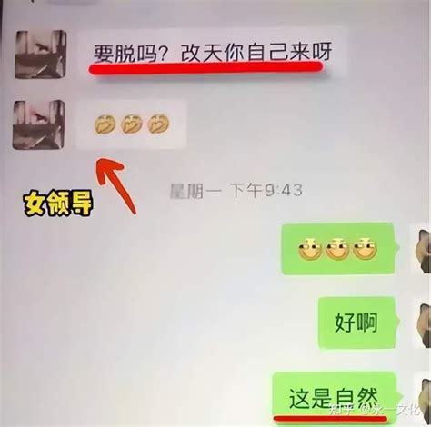 妻子曝光老公与女领导的暧昧聊天记录，女领导：要不要床照？ 知乎