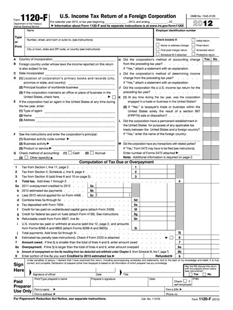 Ir S Form 1120 Fill Out And Sign Printable PDF Template AirSlate