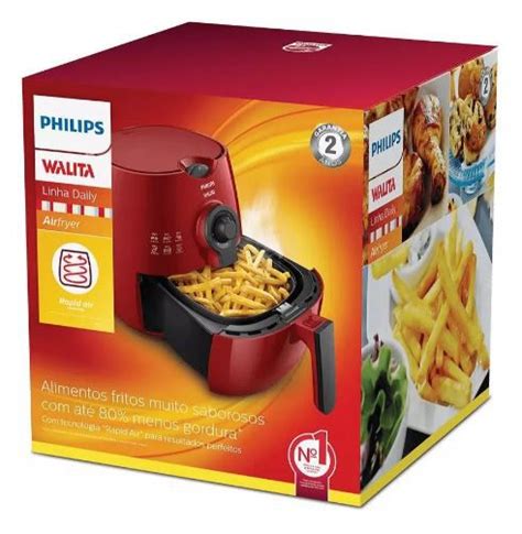 Philips Fritadeira Airfryer Viva Walita Vermelha Ri V Somar