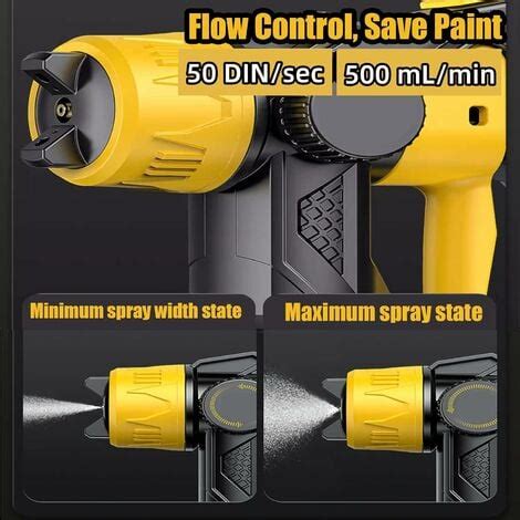 Paint Guns Cordless Paint Sprayer Compatible With Dewalt V Max