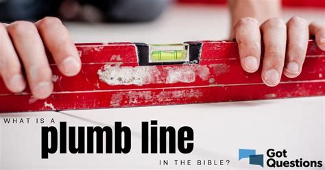 What is a plumb line in the Bible? | GotQuestions.org