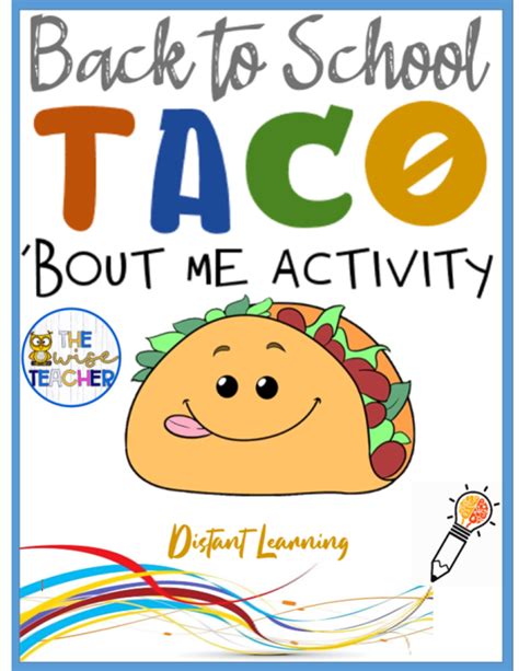 Lets Taco Bout Me Ppt Back To School Activities Made By Teachers