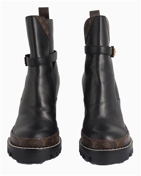 Bota Louis Vuitton Original Star Trail Preta Feminina