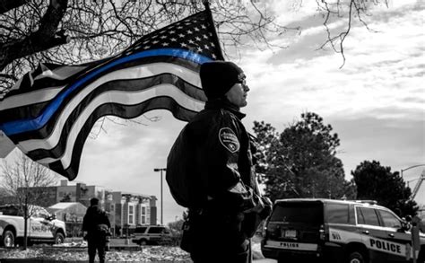 amazoncom thin  police flag embroidered  outdoor heavy duty