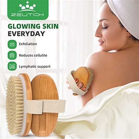 Premium Dry Brushing Body Brush Set For Lymphatic Drainage And