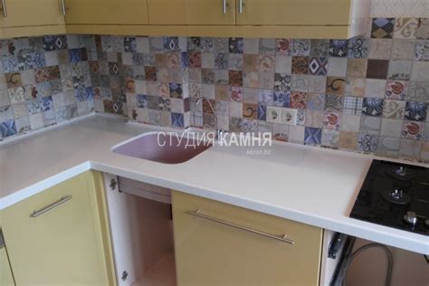 Столешница из искусственного камня для кухни Staron купить в Москве по ...