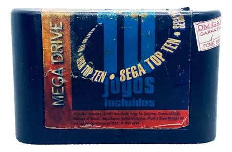 Jogo Sega Top Ten Mega Drive Original